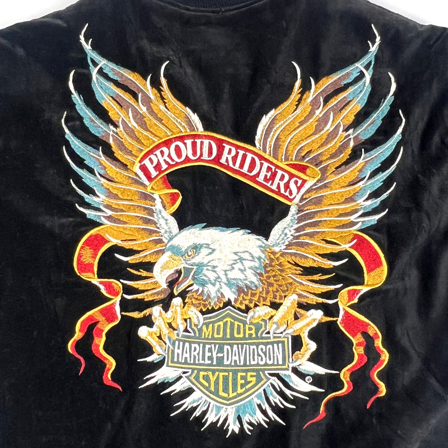 VTG H-D PROUD RIDES SUKAJAN VELVET JACKET