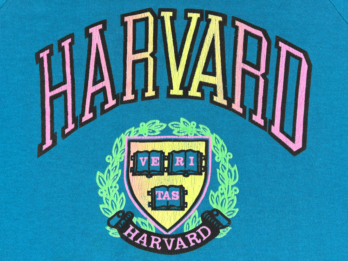 VTG '80S HARVARD CREST SWEATER