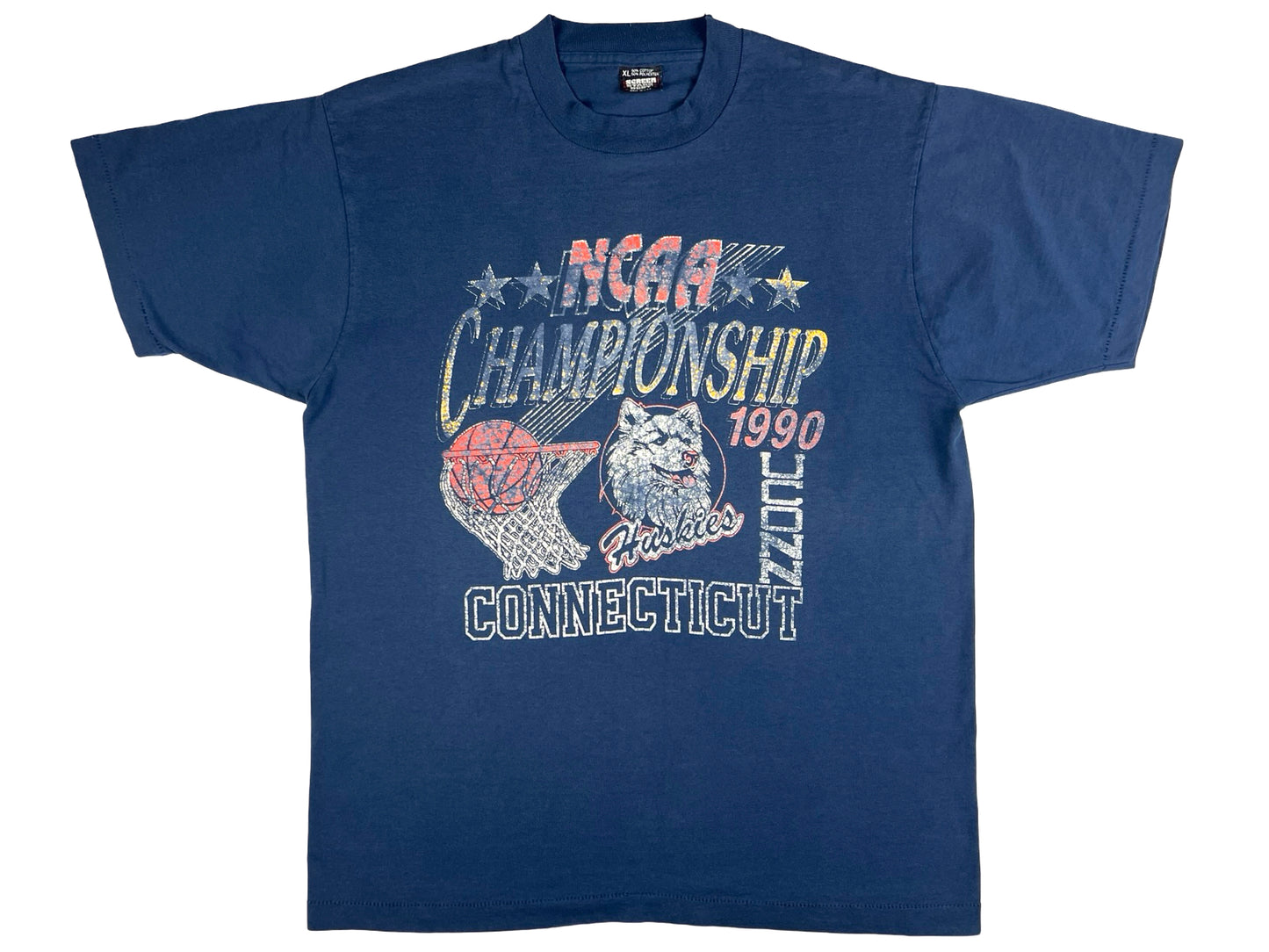 VTG '90 UCONN NCAA CHAMPIONSHIP T-SHIRT