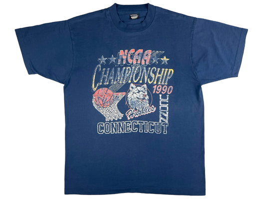 VTG '90 UCONN NCAA CHAMPIONSHIP T-SHIRT