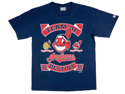 VTG '95 MLB INDIANS TEAM OF DESTINY T-SHIRT