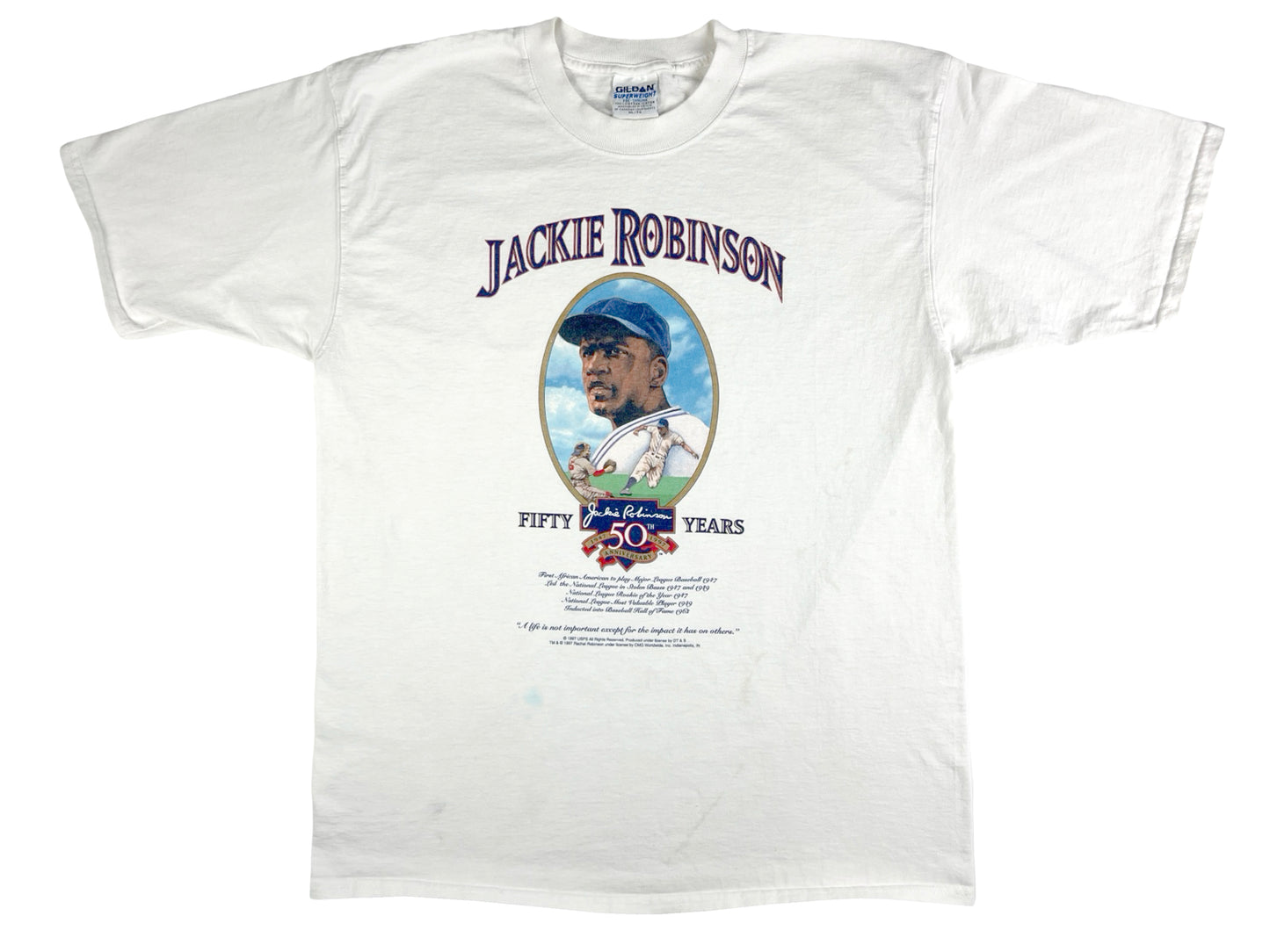 VTG '97 JACKIE ROBINSON 50TH ANNIVERSARY T-SHIRT