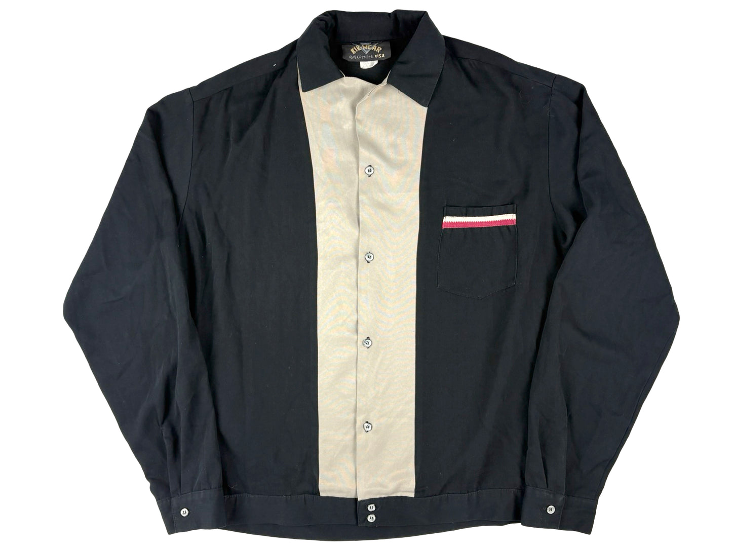 VTG LONG SLEEVE BOWLING SHIRT