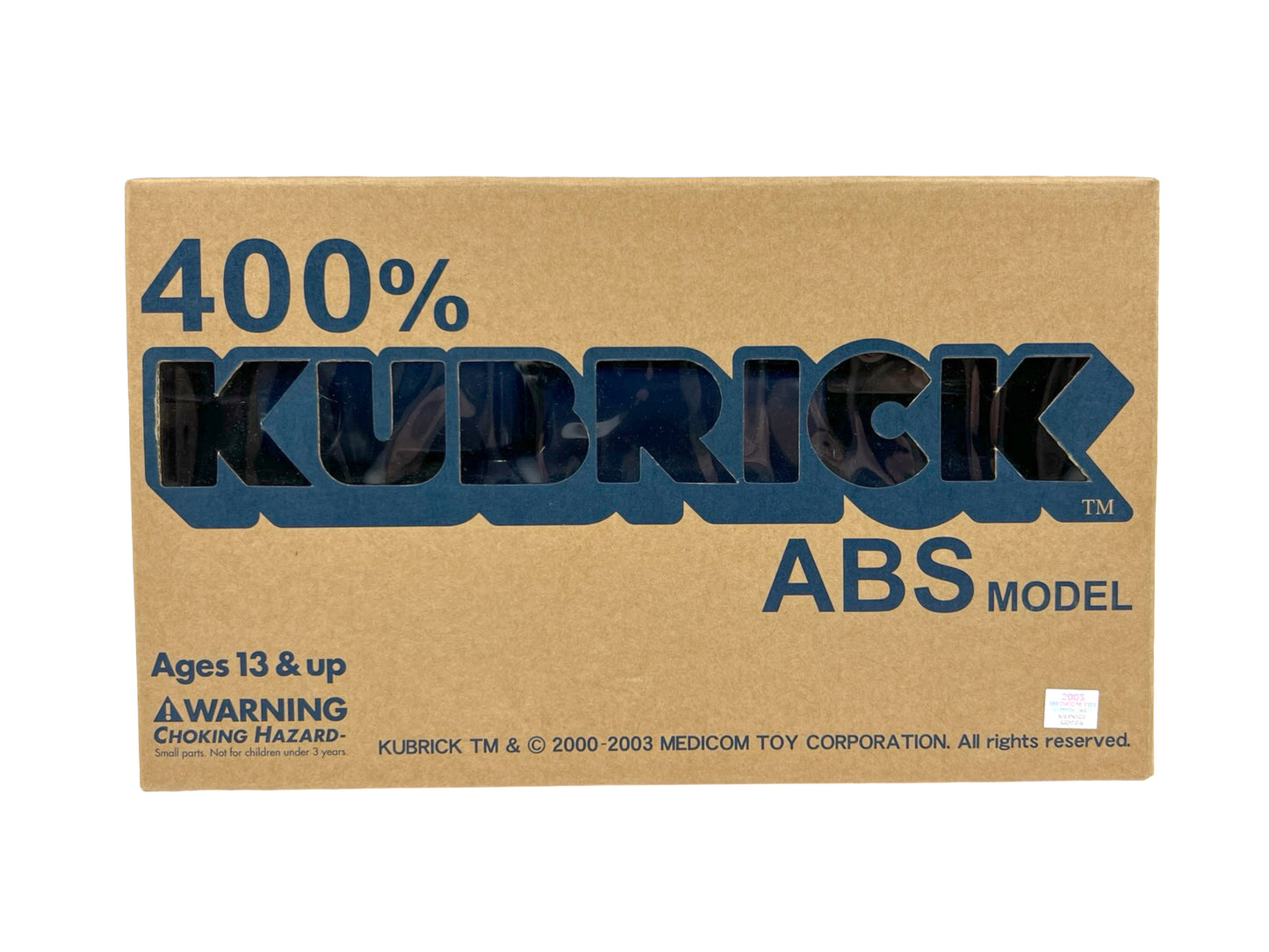 400% MEDICOM KUBRICK ABS MODEL