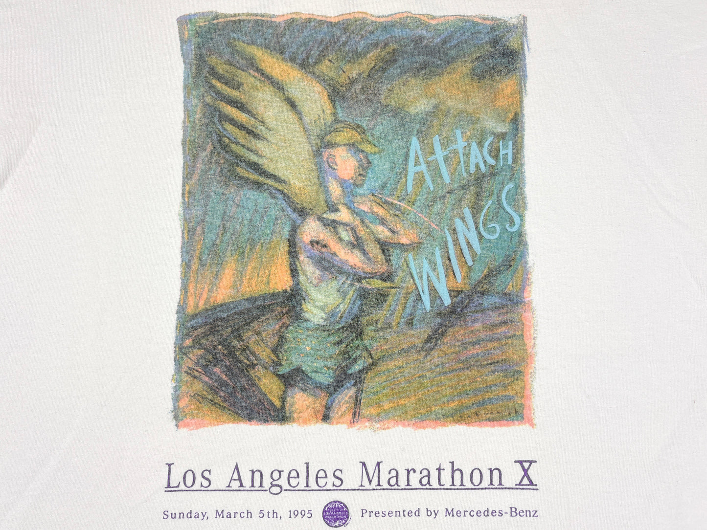 VTG '95 LOS ANGELES MARATHON T-SHIRT