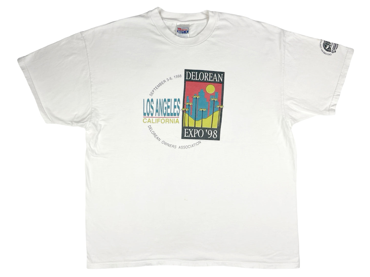 VTG '98 DELOREAN L.A. EXPO T-SHIRT
