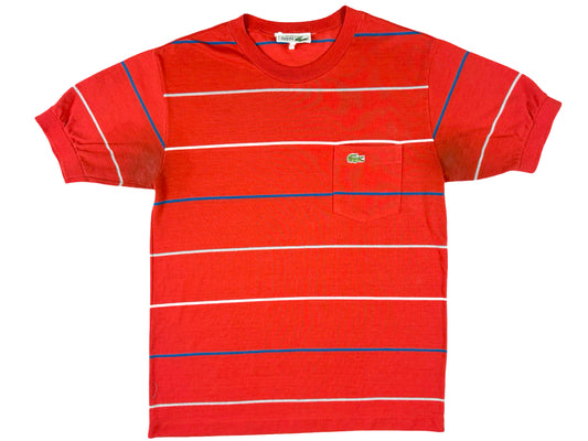 VTG LACOSTE STRIPED POCKET T-SHIRT