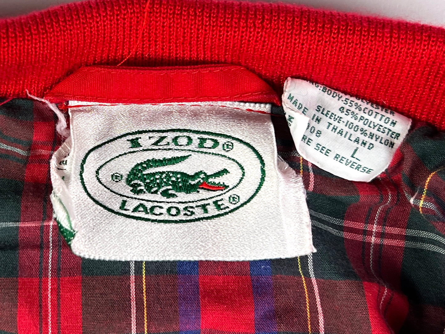 IZOD LACOSTE RAGLAN JACKET