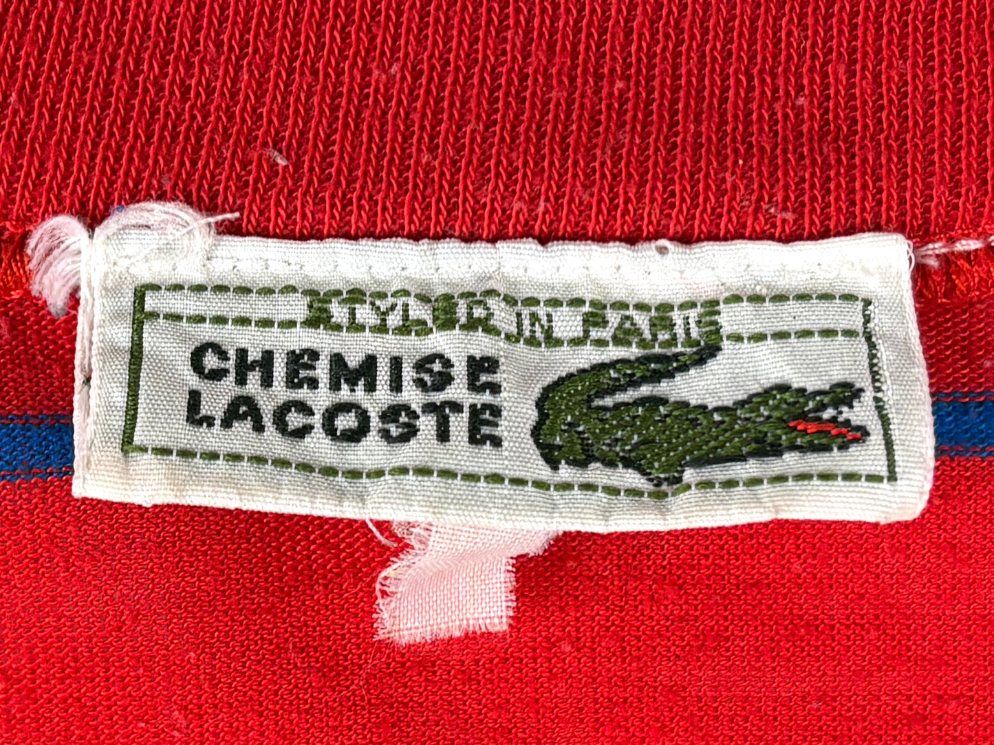VTG LACOSTE STRIPED POCKET T-SHIRT