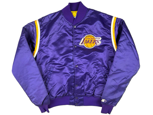 VTG '90S STARTER LAKERS BOMBER JACKET