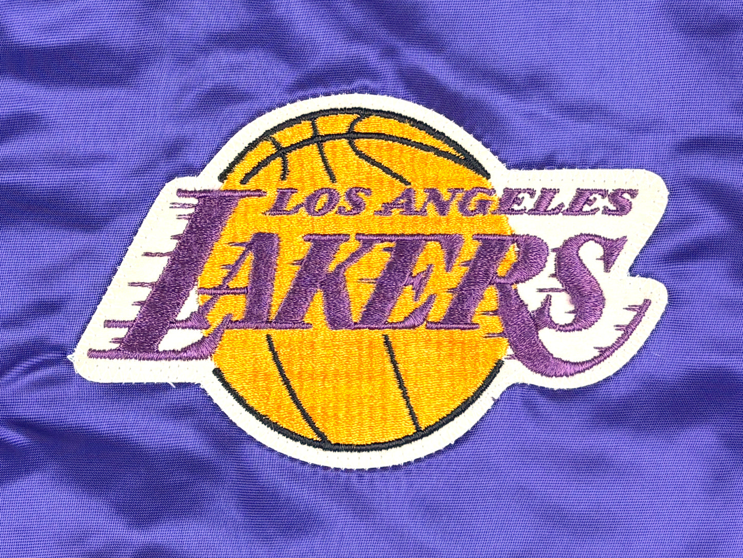 VTG '90S STARTER LAKERS BOMBER JACKET