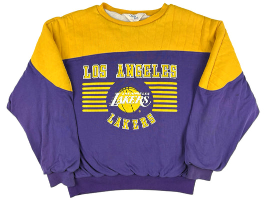 VTG LAKERS CHALK LINE SWEATER