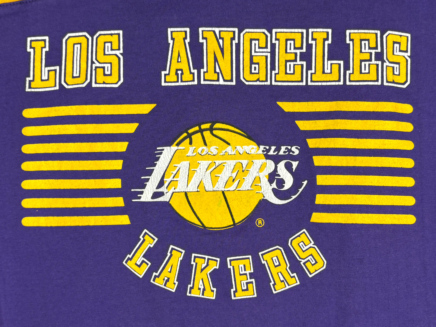 VTG '80S LAKERS CHALK LINE SWEATER