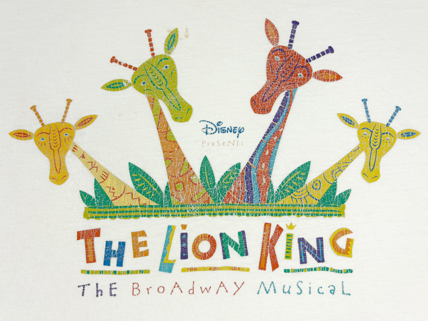 VTG '00 THE LION KING MUSICAL T-SHIRT