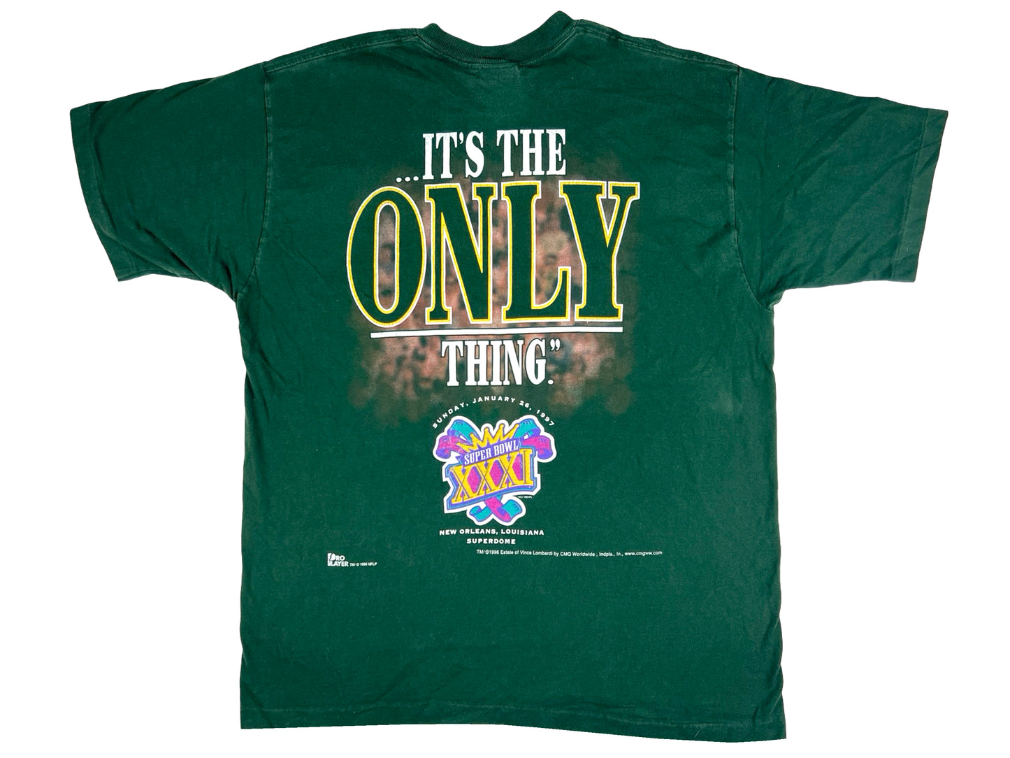VTG '95 PRO PLAYER GREEN BAY PACKERS VINCE T-SHIRT