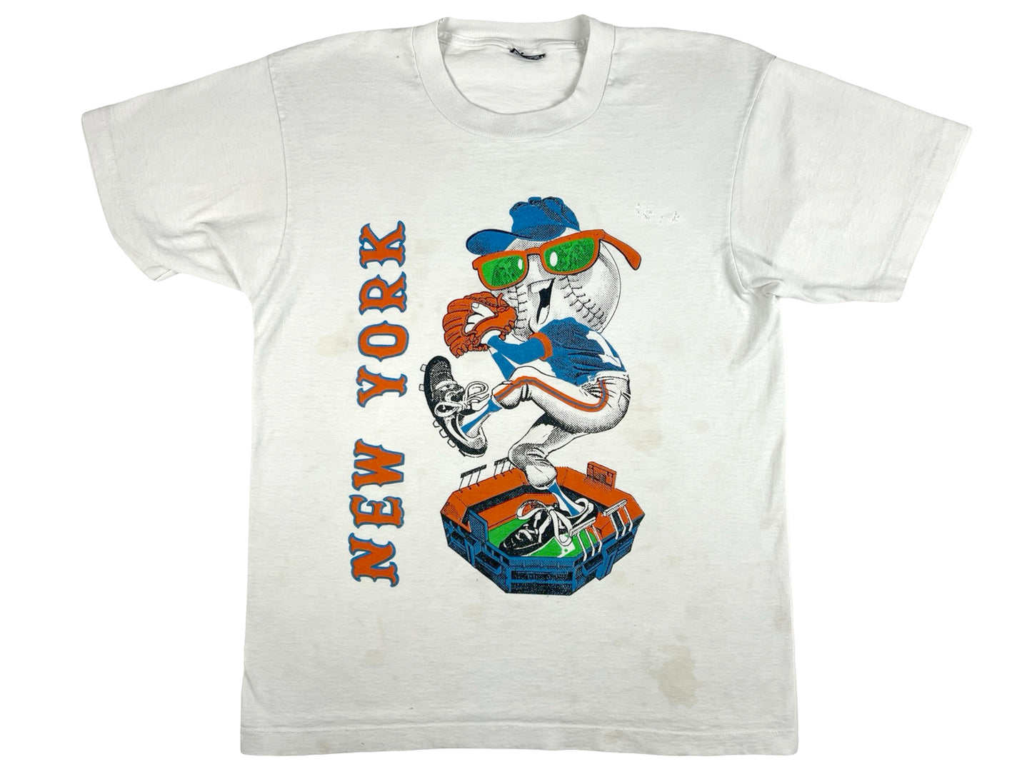VTG NEW YORK METS MR. MET T-SHIRT