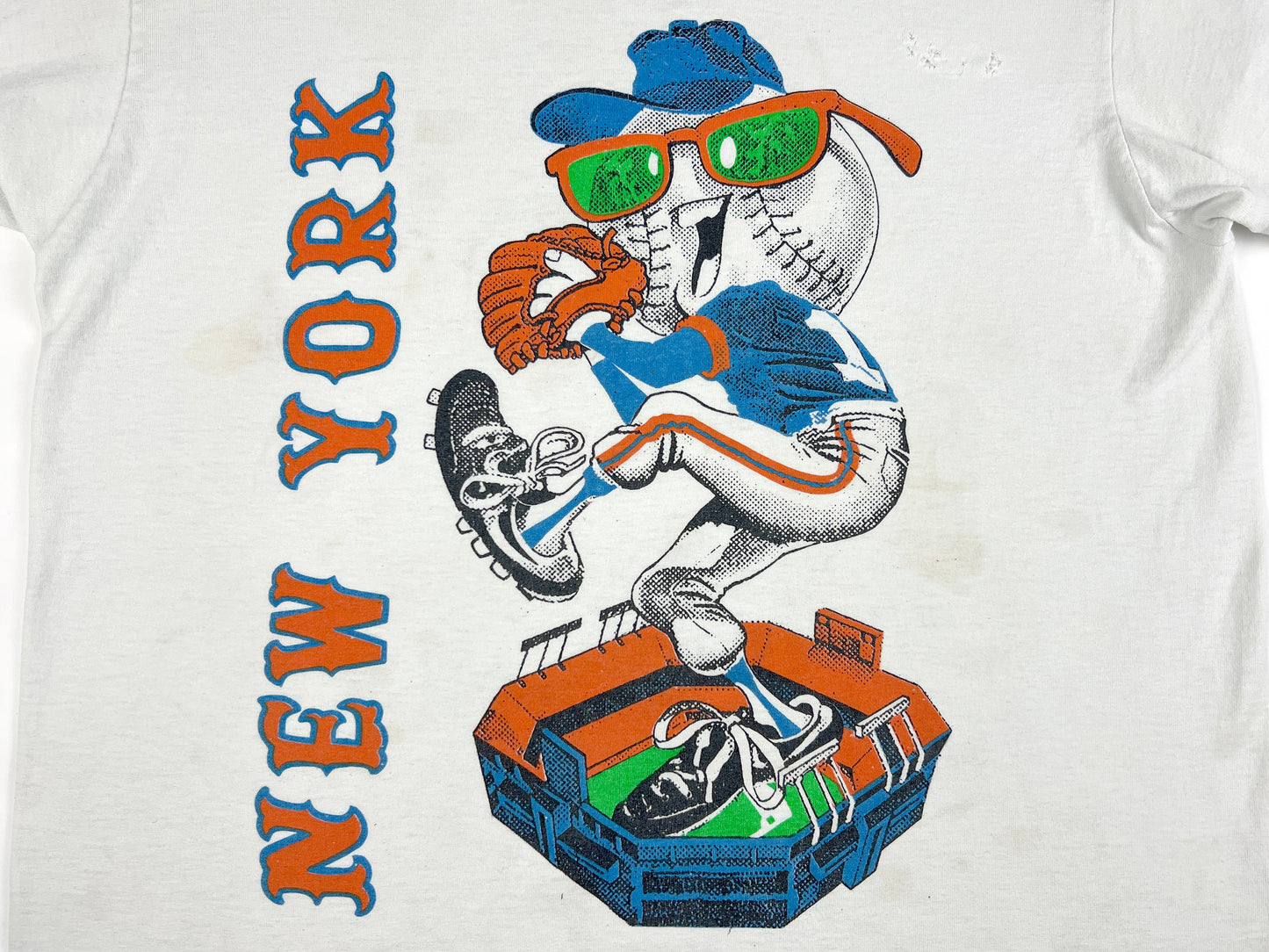 VTG NEW YORK METS MR. MET T-SHIRT