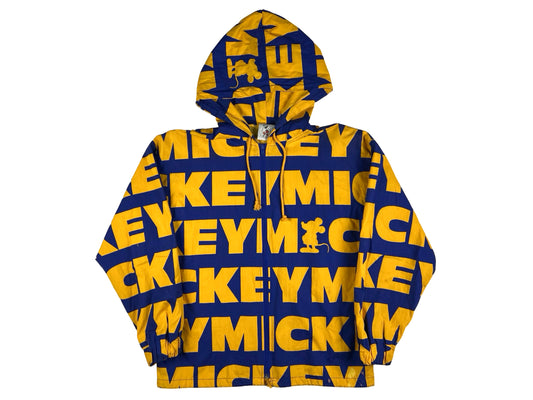 VTG MICKEY & CO SPELLOUT JACKET