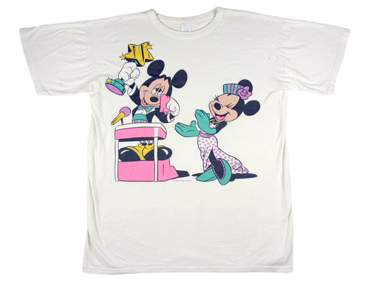 VTG MICKEY AND MINNIE PAJAMA SHIRT