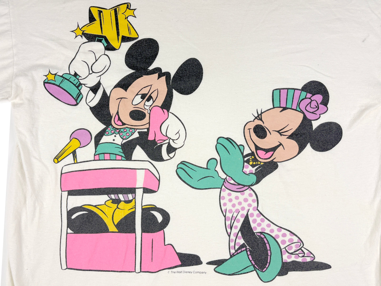 VTG MICKEY AND MINNIE PAJAMA SHIRT