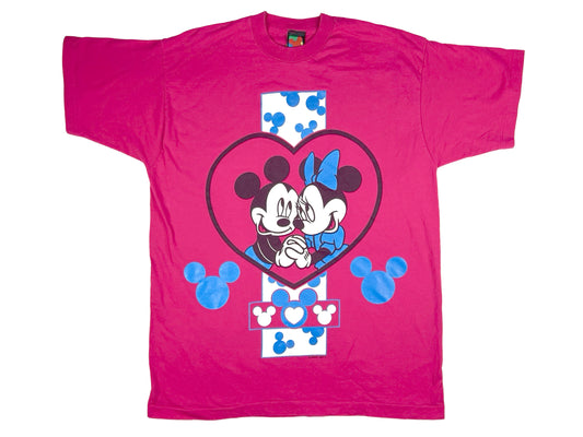VTG MICKEY AND MINNIE MOUSE HEART T-SHIRT