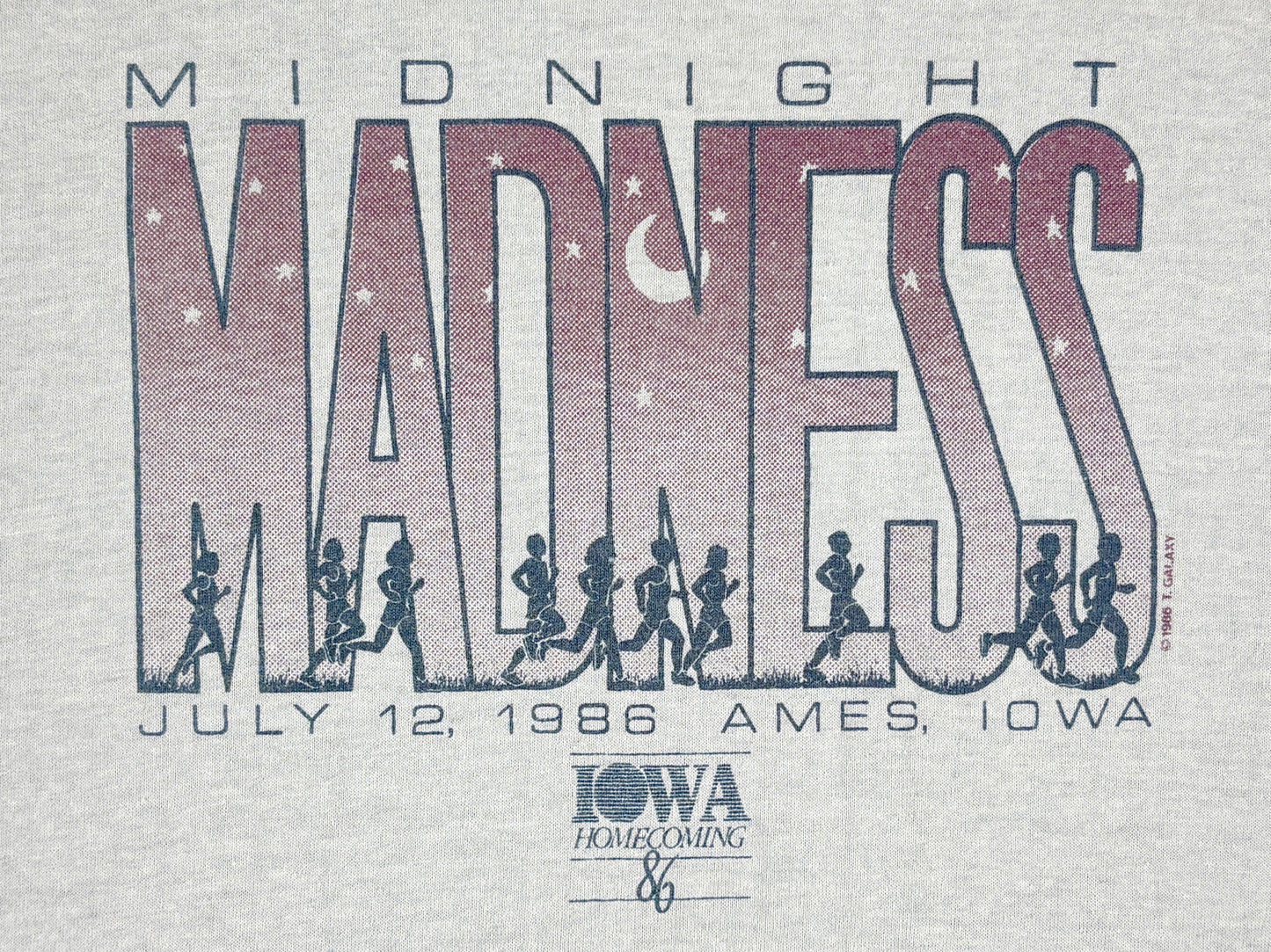 VTG '86 IOWA MIDNIGHT MADNESS T-SHIRT