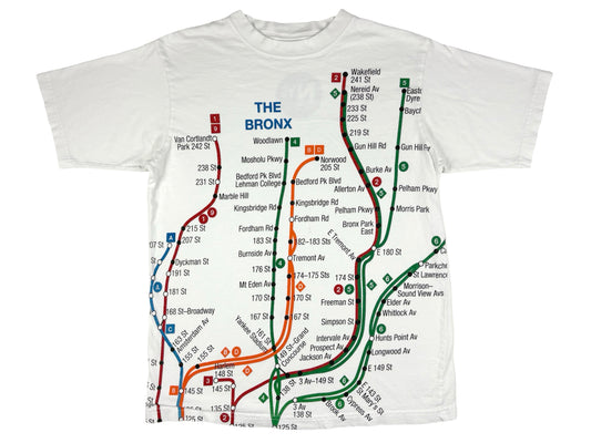 THE BRONX SUBWAY MAP T-SHIRT