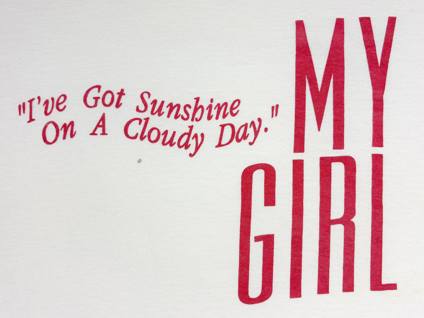 VTG THE TEMPTATIONS MY GIRL T-SHIRT