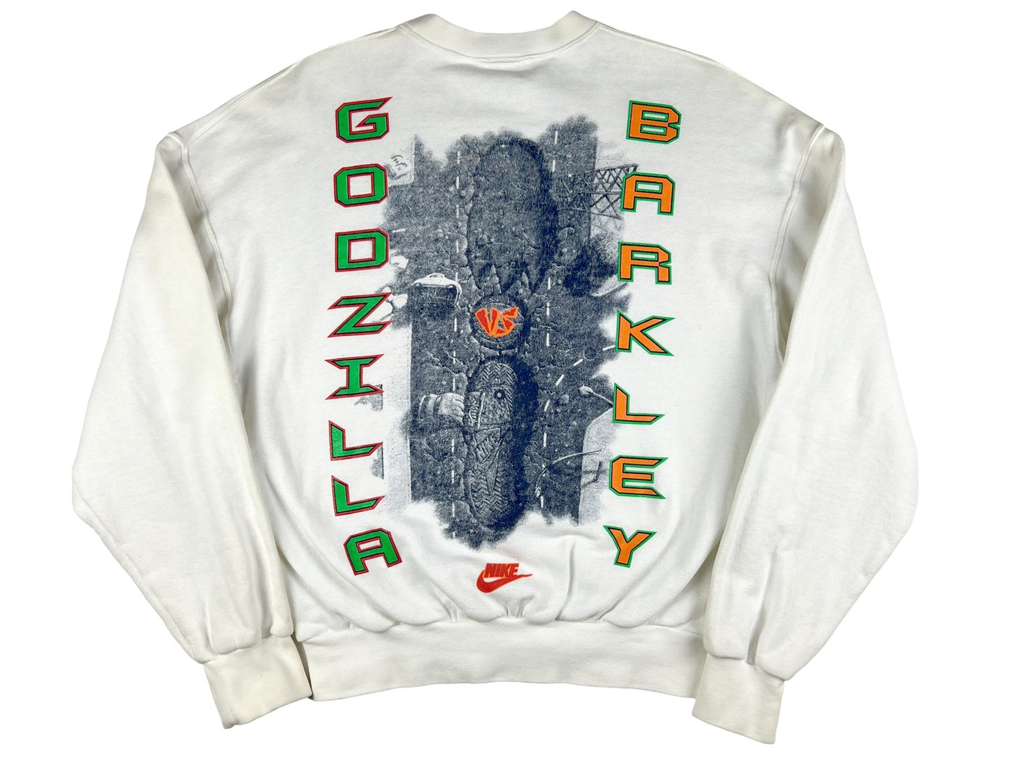 VTG NIKE BARKLEY vs GODZILLA SWEATER