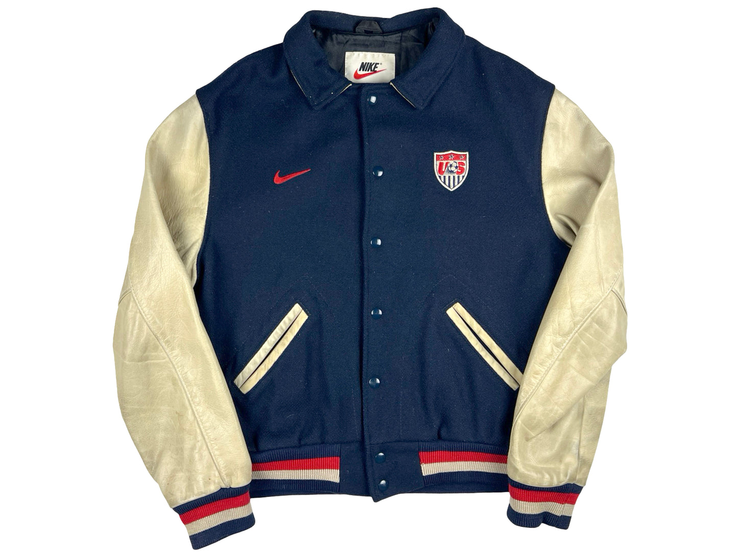 VTG NIKE USA LETTERMAN JACKET