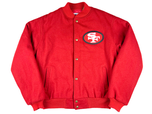 VTG SAN FRANCISCO 49ERS WOOL CHALKLINE JACKET