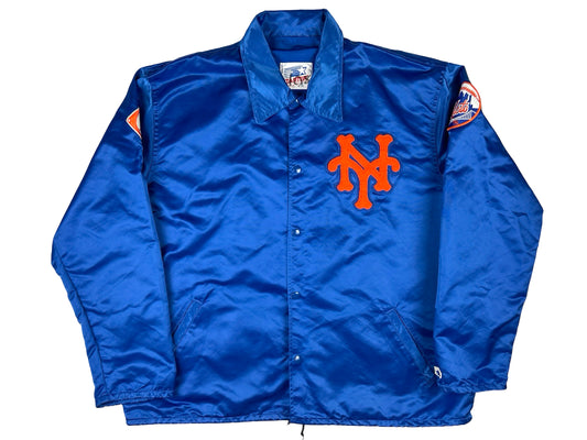 VTG NEW YORK METS SATIN STARTER JACKET
