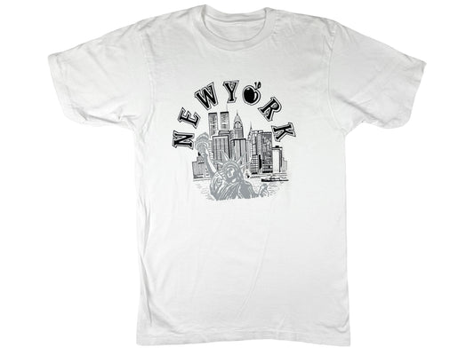 VTG THE BIG APPLE NYC SKYLINE T-SHIRT