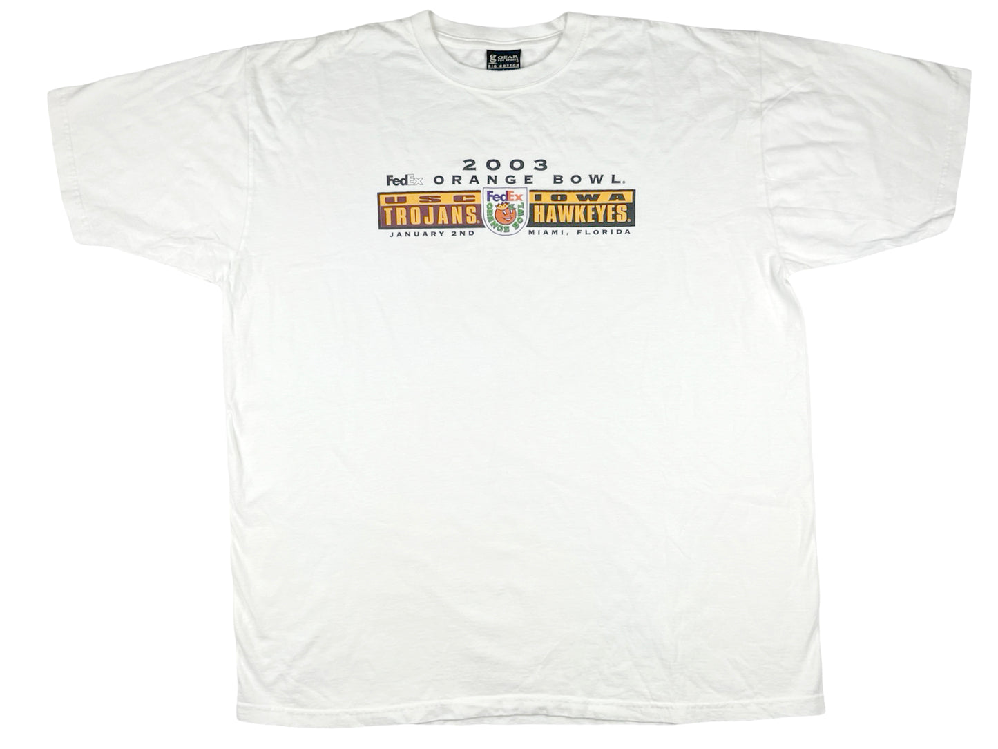 VTG '03 ORANGE BOWL USC VS. IOWA T-SHIRT