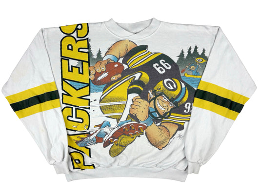 VTG '88 PACKERS AOP SWEATER