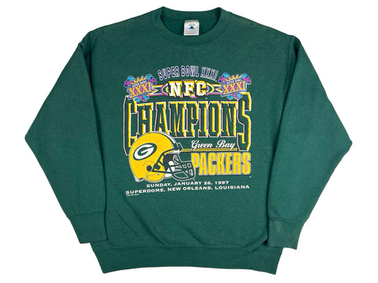 VTG '97 PACKERS SUPER BOWL XXXI CHAMPS SWEATER
