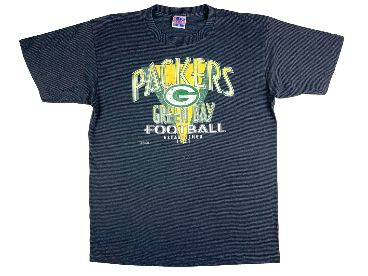 VTG '90S GREENBAY PACKERS STRIPED T-SHIRT