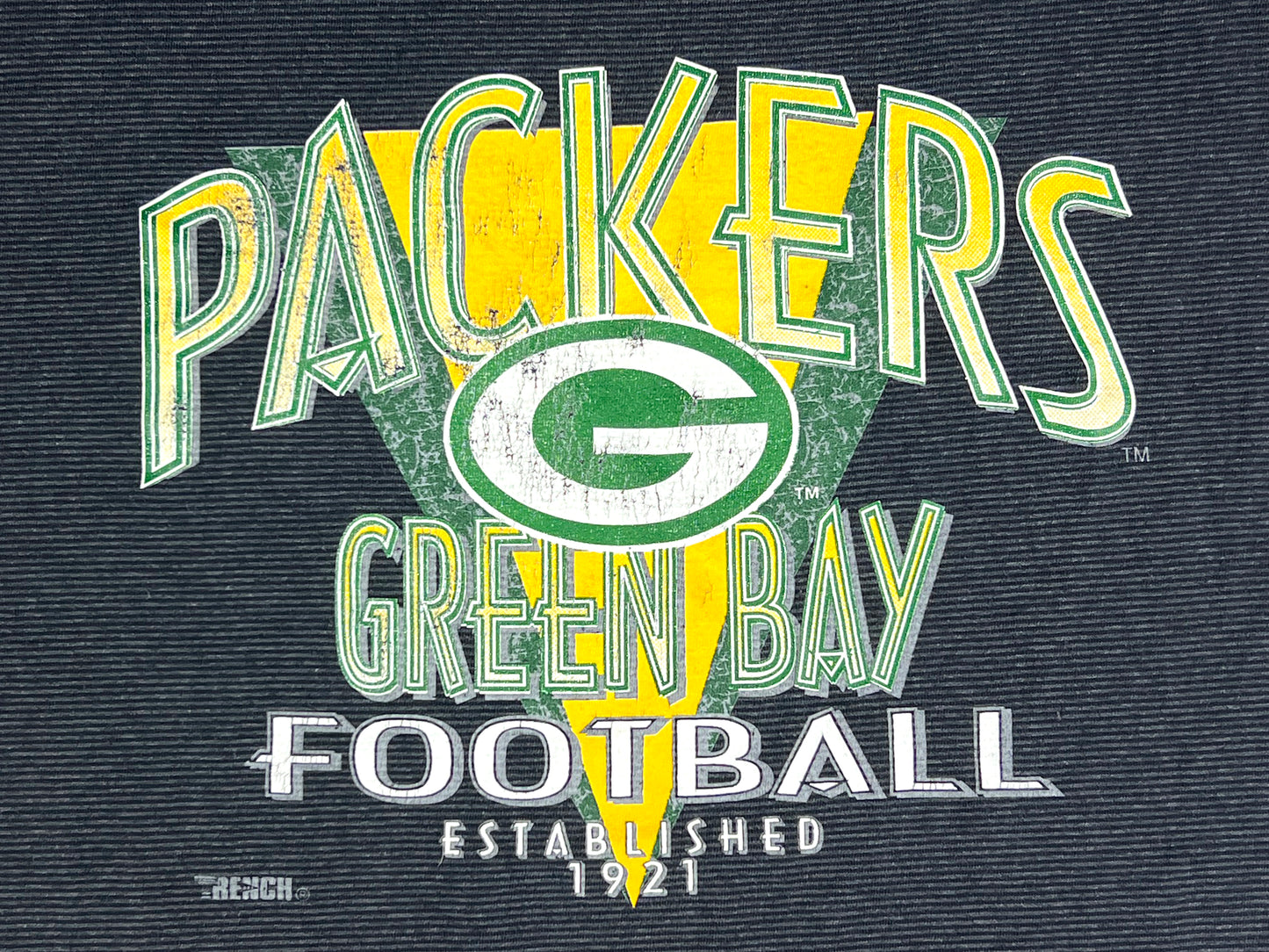 VTG '90S GREENBAY PACKERS STRIPED T-SHIRT