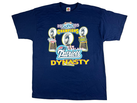 2005 PATRIOTS SUPERBOWL XXXIX CHAMPS T-SHIRT