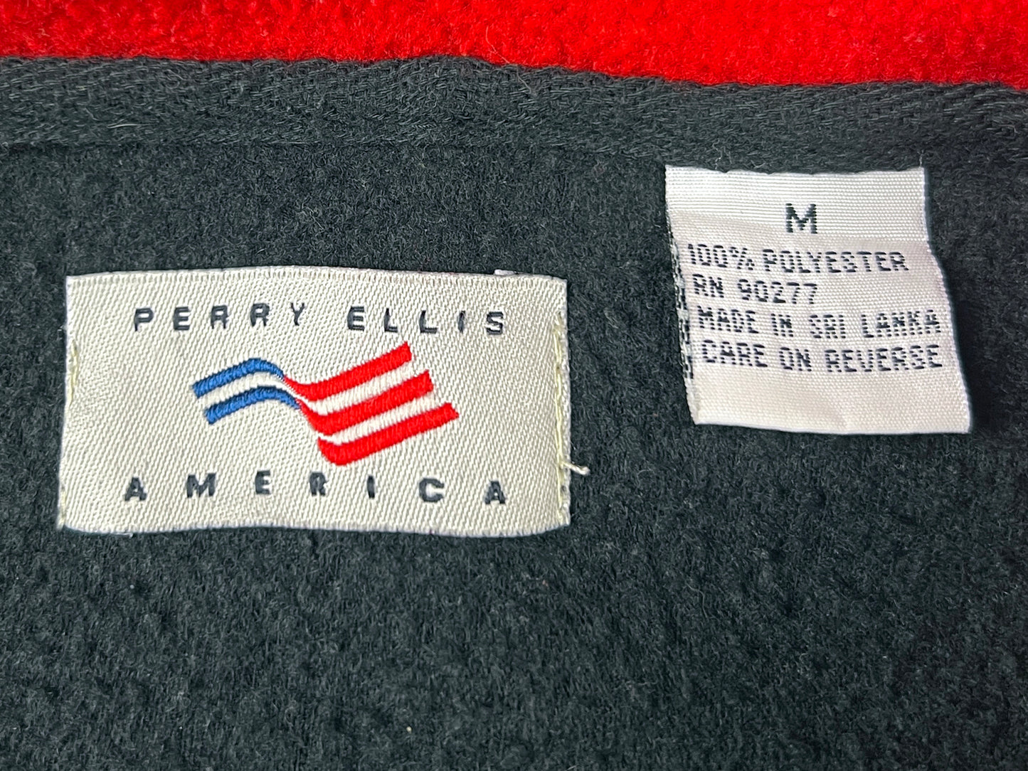 VTG PERRY ELLIS FLEECE SWEATER