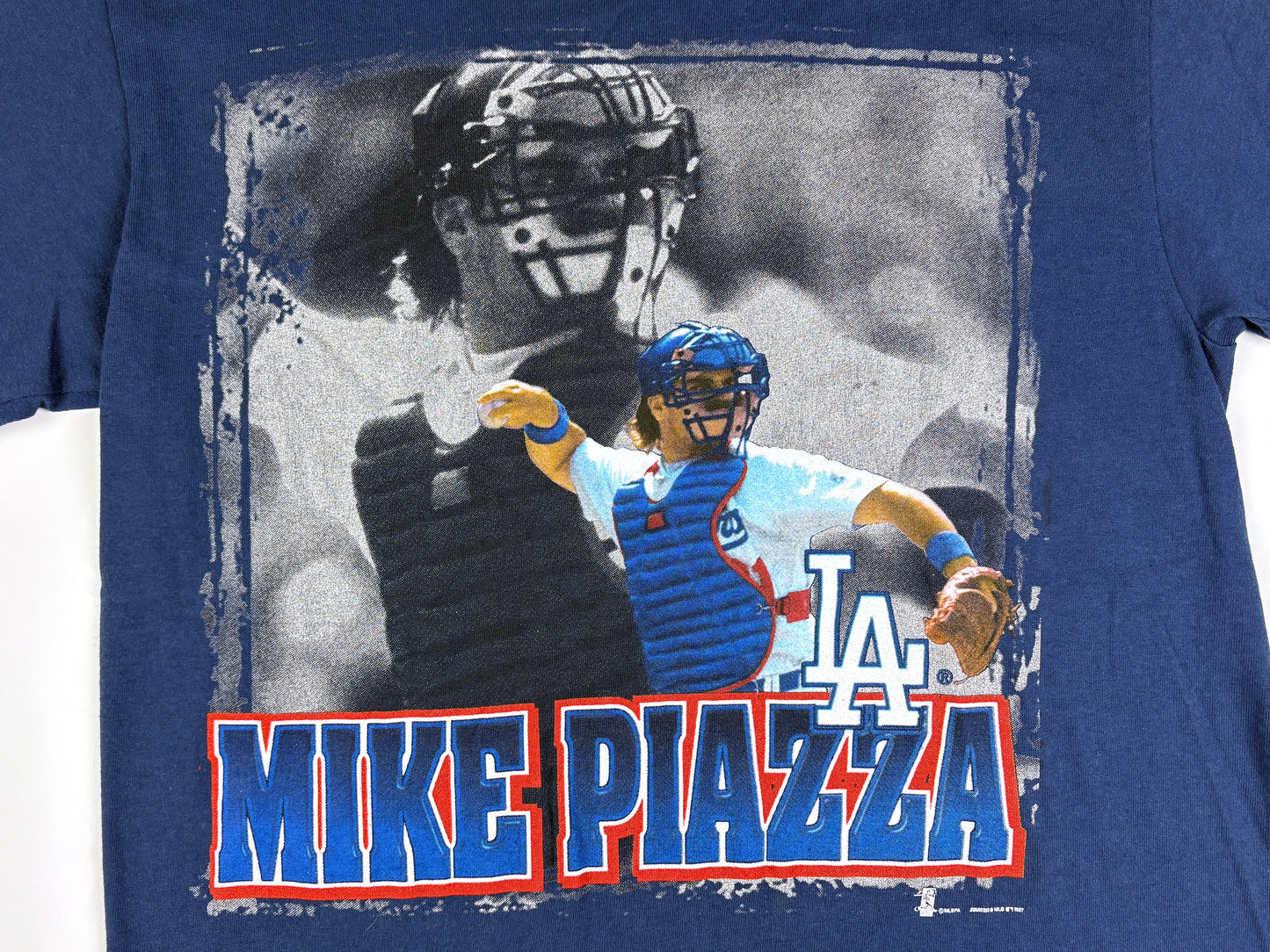 VTG '97 MIKE PIAZZA DODGERS T-SHIRT