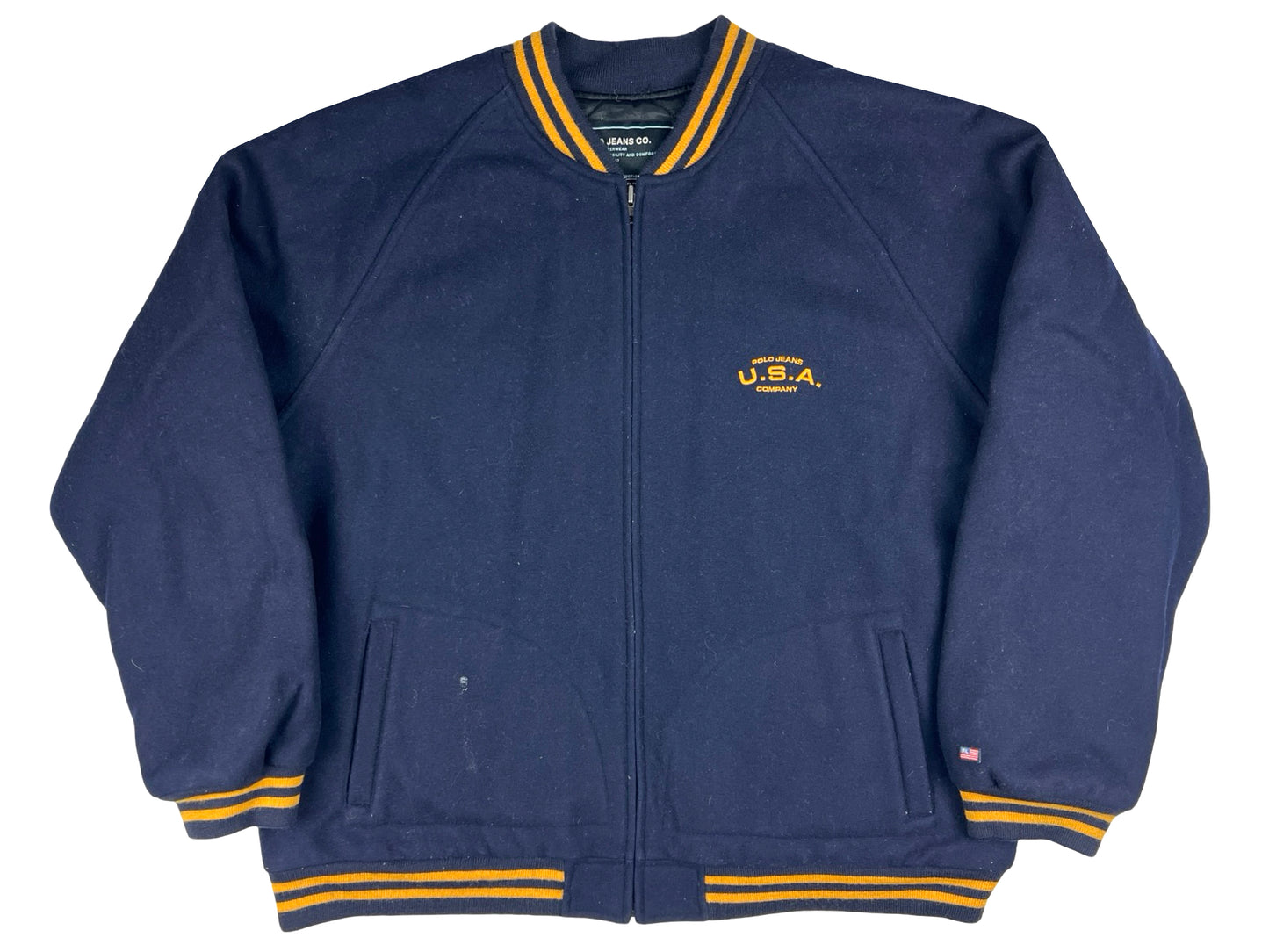 VTG POLO JEANS CO USA WOOL JACKET