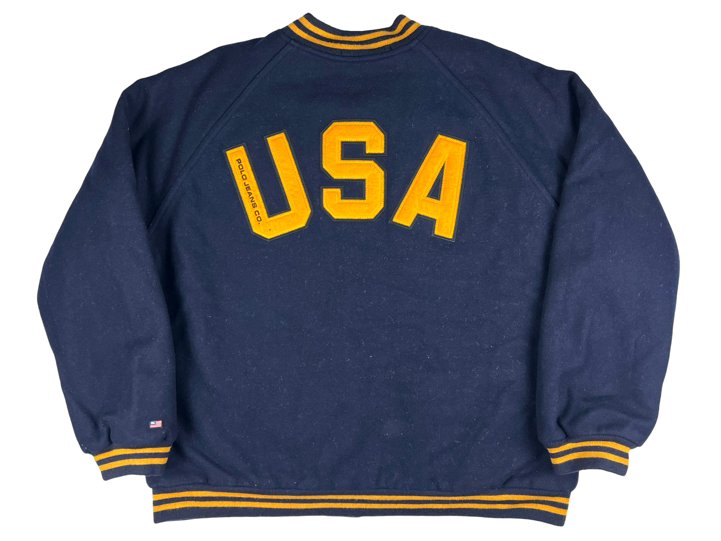 VTG POLO JEANS CO USA WOOL JACKET