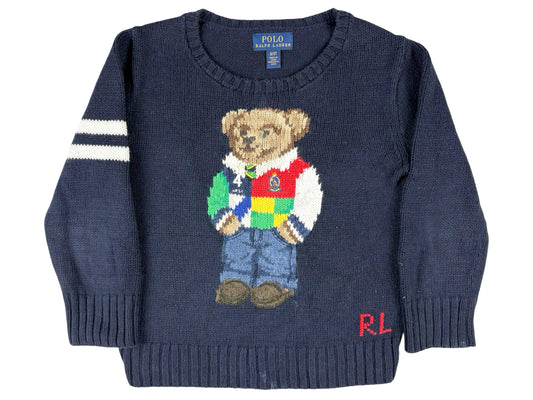 KIDS POLO RL BEAR KNIT SWEATER
