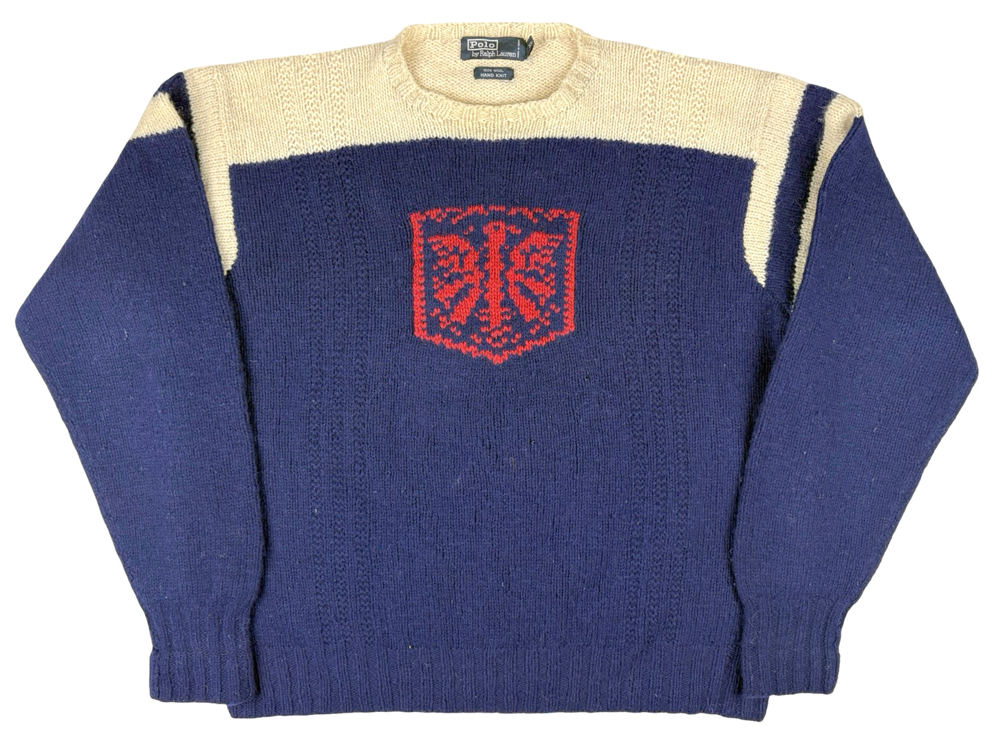 VTG POLO RL HANDKNIT SWEATER (RLSC)