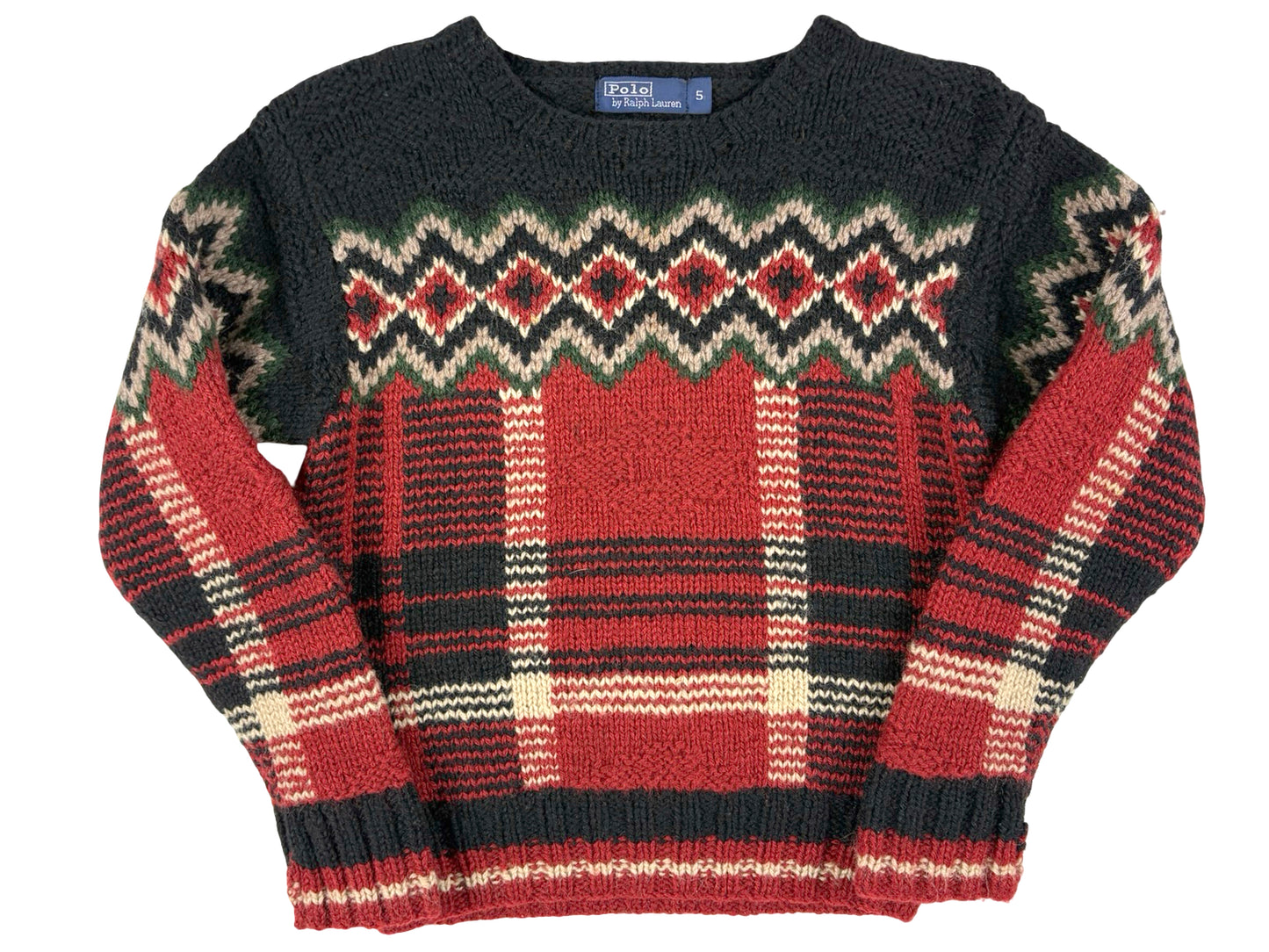 VTG KIDS POLO RALPH LAUREN KNIT SWEATER