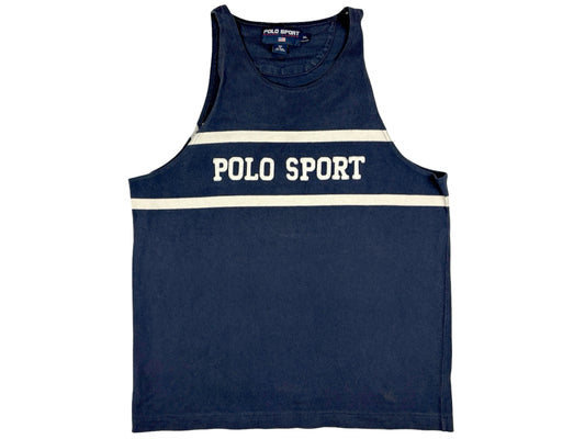 VTG POLO SPORT SPELL OUT TANK TOP