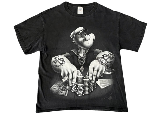 VTG '03 POPEYE GAMBLER T-SHIRT