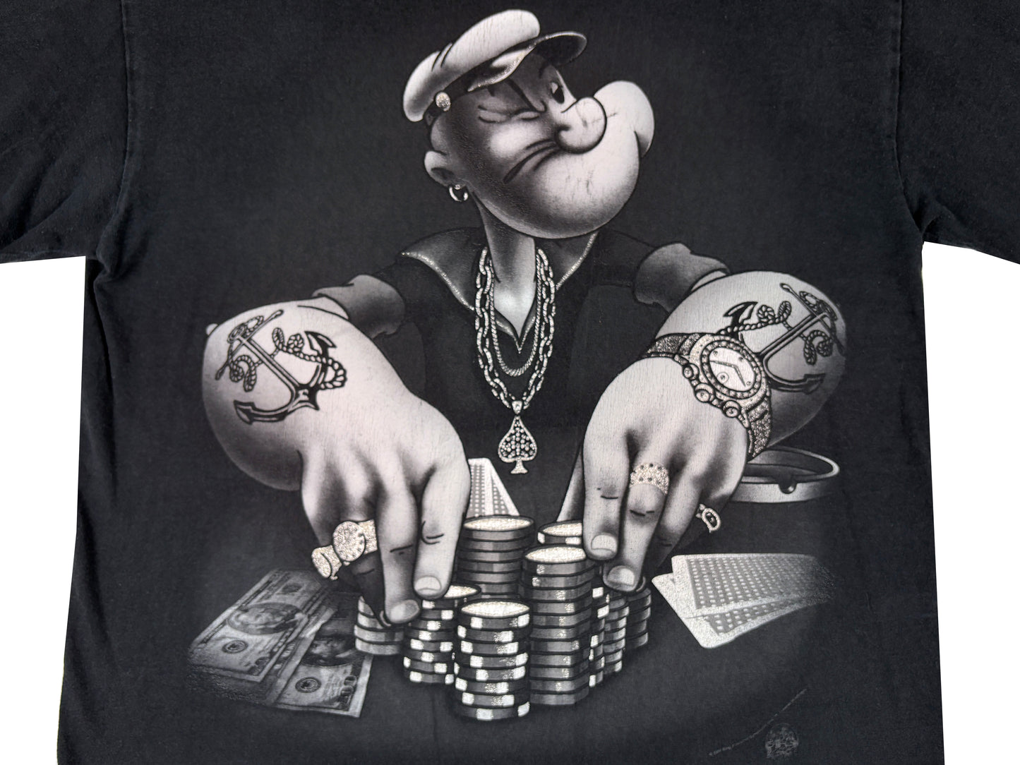 VTG '03 POPEYE GAMBLER T-SHIRT