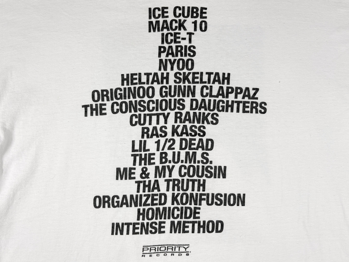 VTG '96 PRIORITY RECORDS T-SHIRT